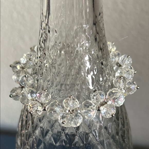 Set of 9 Chic Multi-Color Aurora Borealis Faceted Beaded Stretch Bracelets - Picture 11 of 16